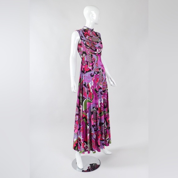 VICTORIA ROYAL Psychedelic Ultra Wide Leg Jumpsuit - Picture 5 of 9